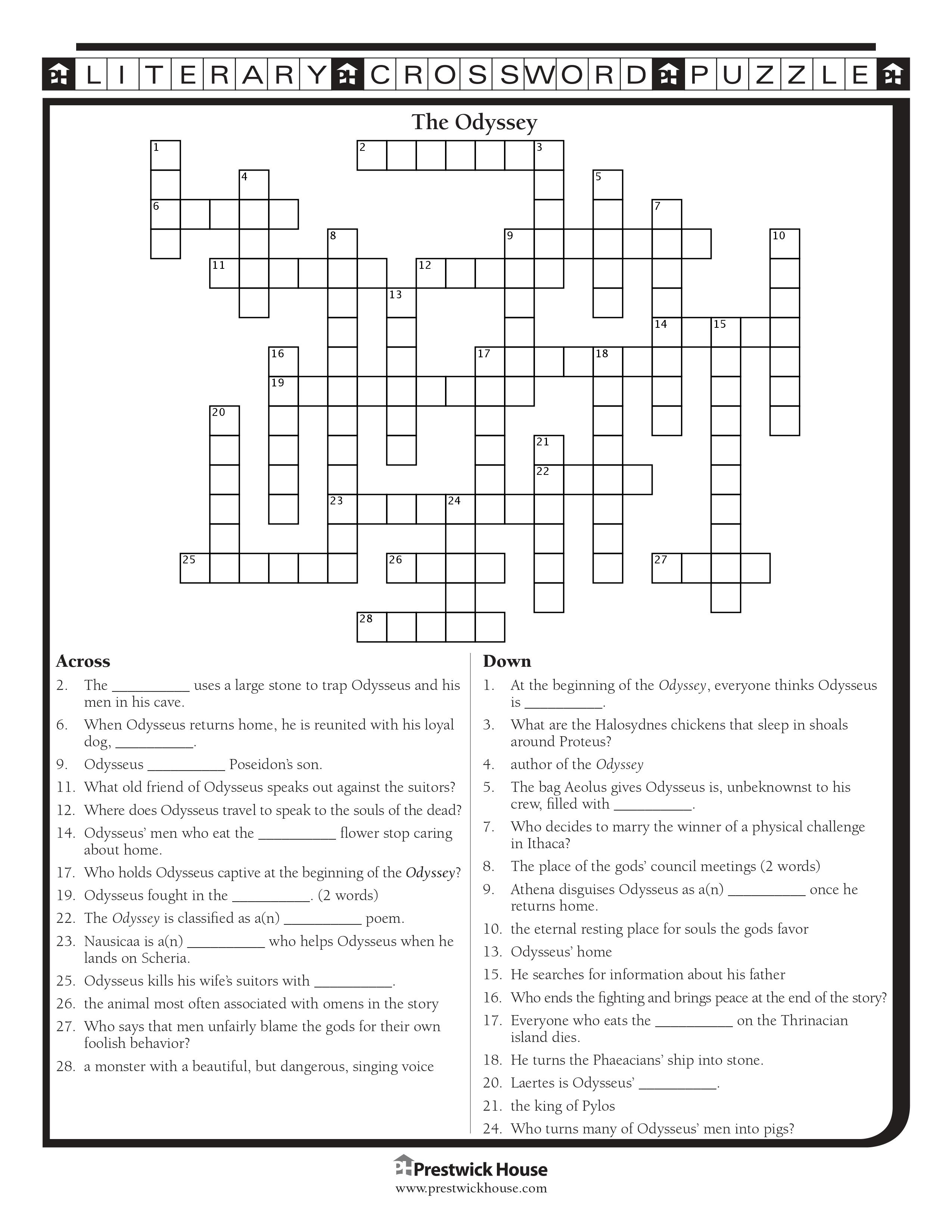 essay crossword puzzle